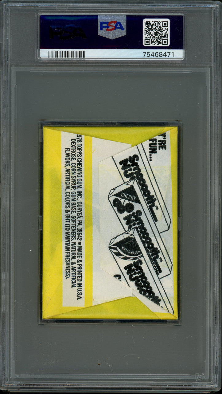 1979 Topps Baseball Wax Pack PSA 8 (471)