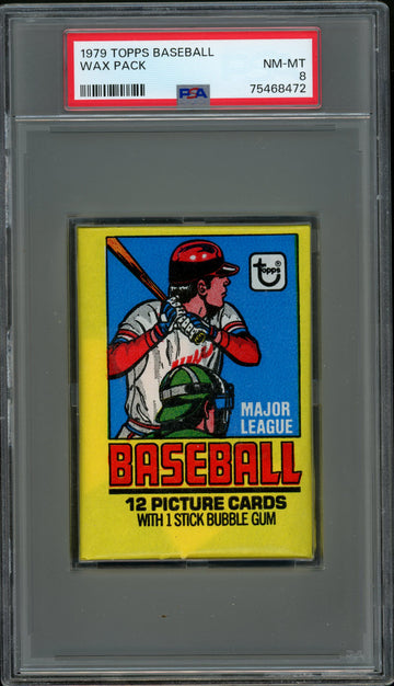 1979 Topps Baseball Wax Pack PSA 8 (472)