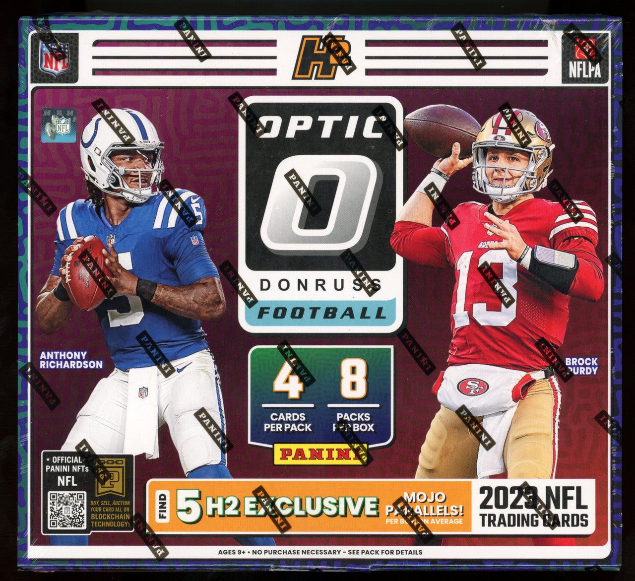 2023 Panini Donruss Optic Football H2 Box