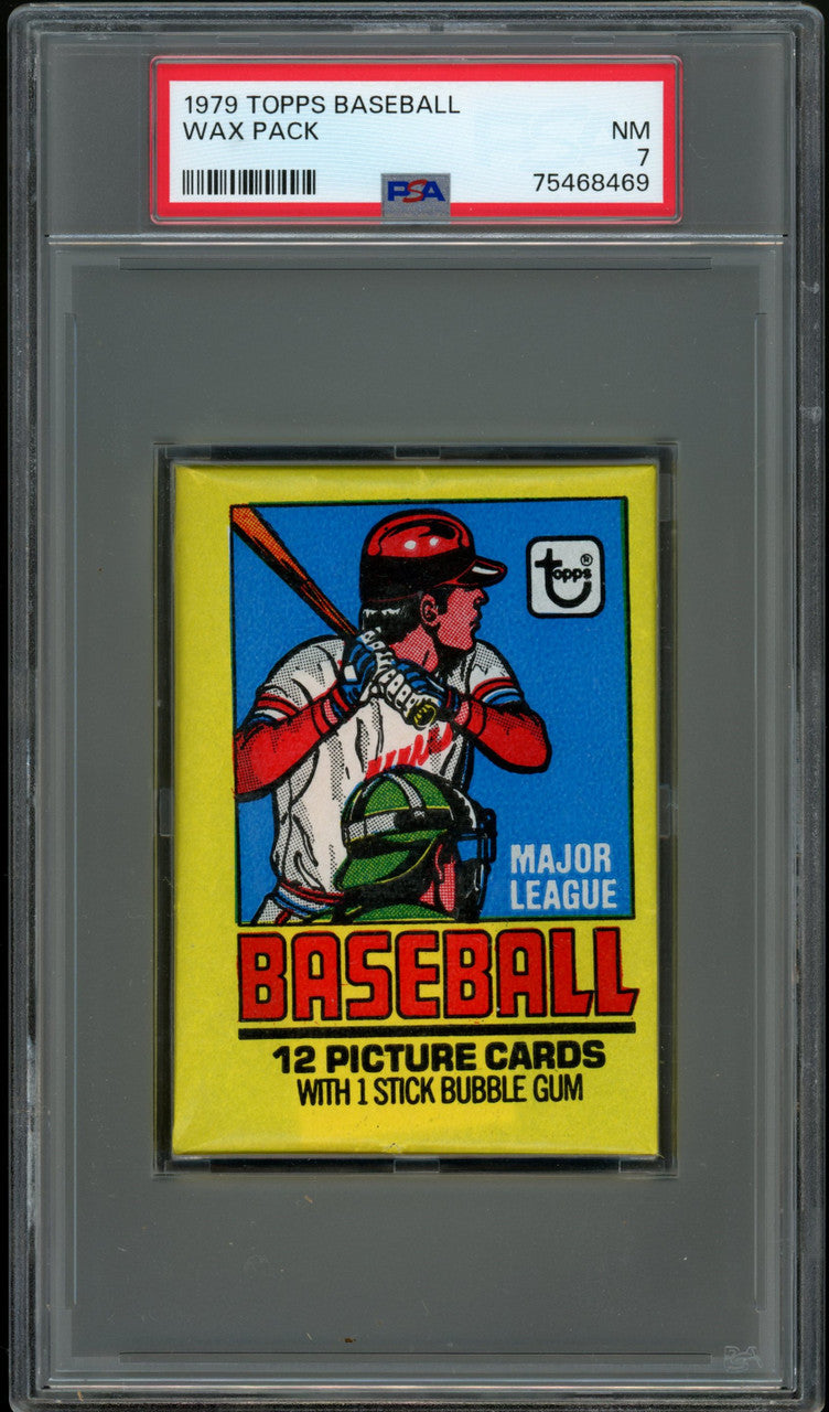 1979 Topps Baseball Wax Pack PSA 7 (469)