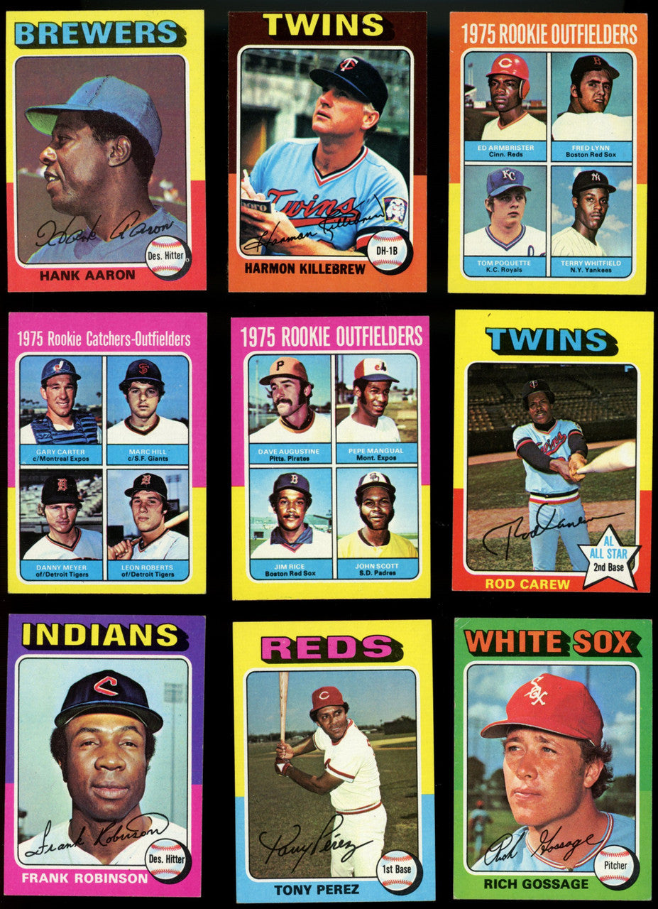 1975 Topps Mini Baseball Complete Set (660) EX/MT Condition