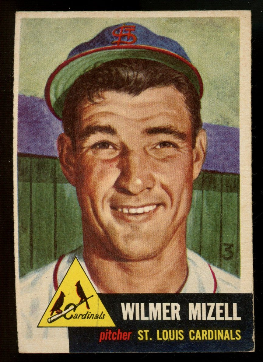 1953 Topps Wilmer Mizell #128 VG