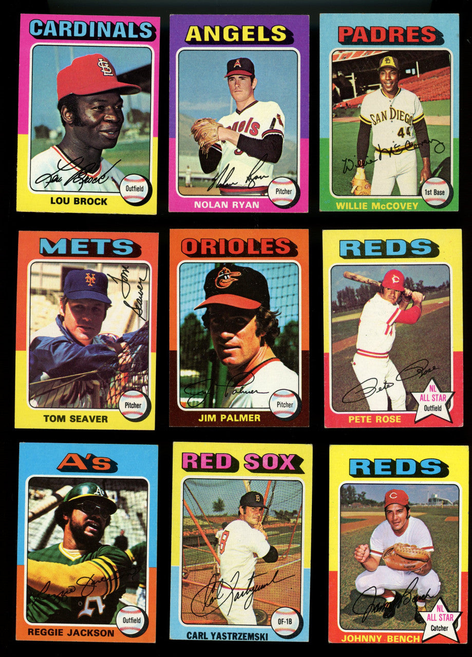 1975 Topps Mini Baseball Complete Set (660) EX/MT Condition