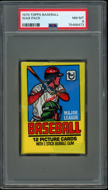 1979 Topps Baseball Wax Pack PSA 8 (473)