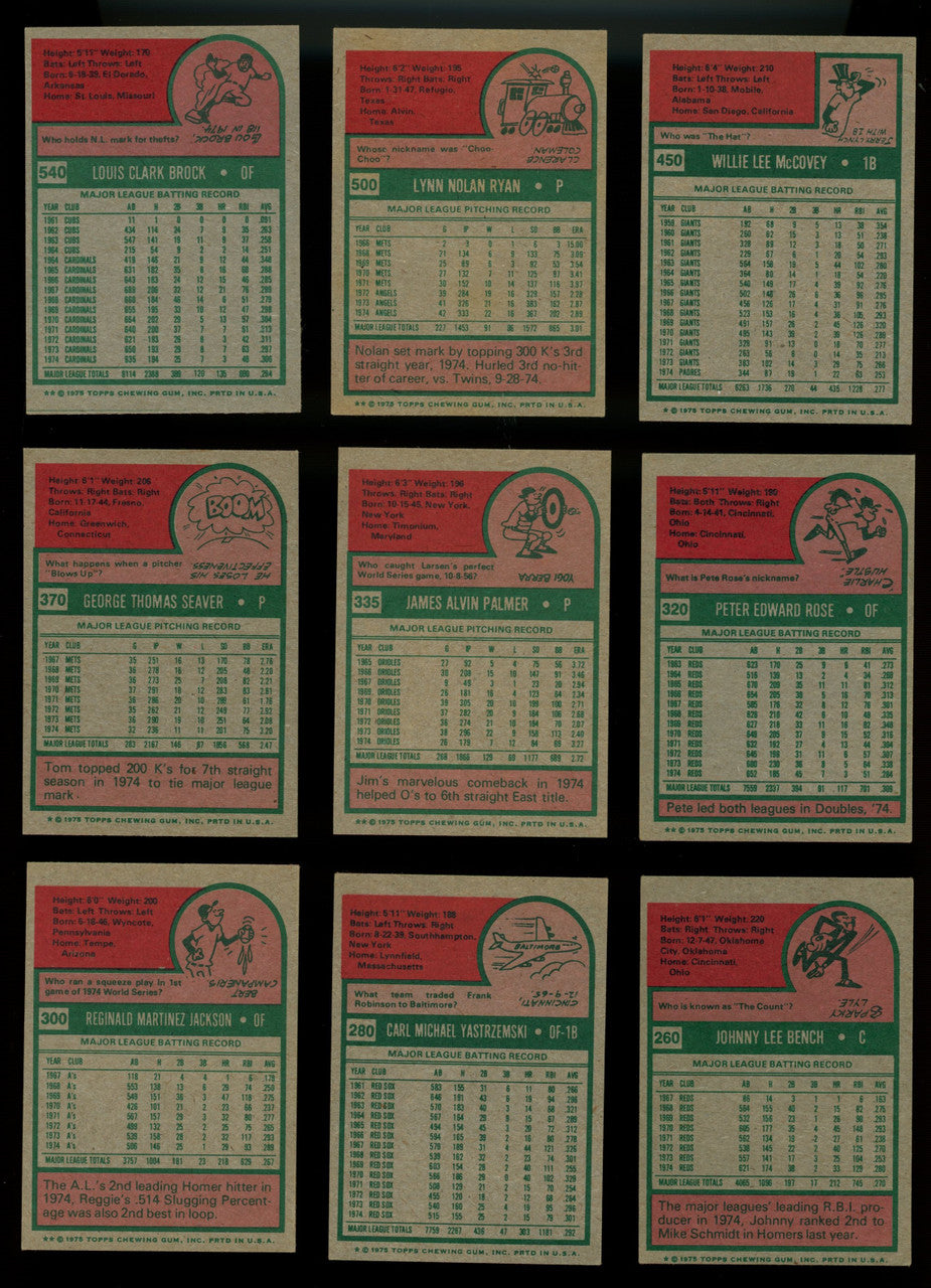 1975 Topps Mini Baseball Complete Set (660) EX/MT Condition