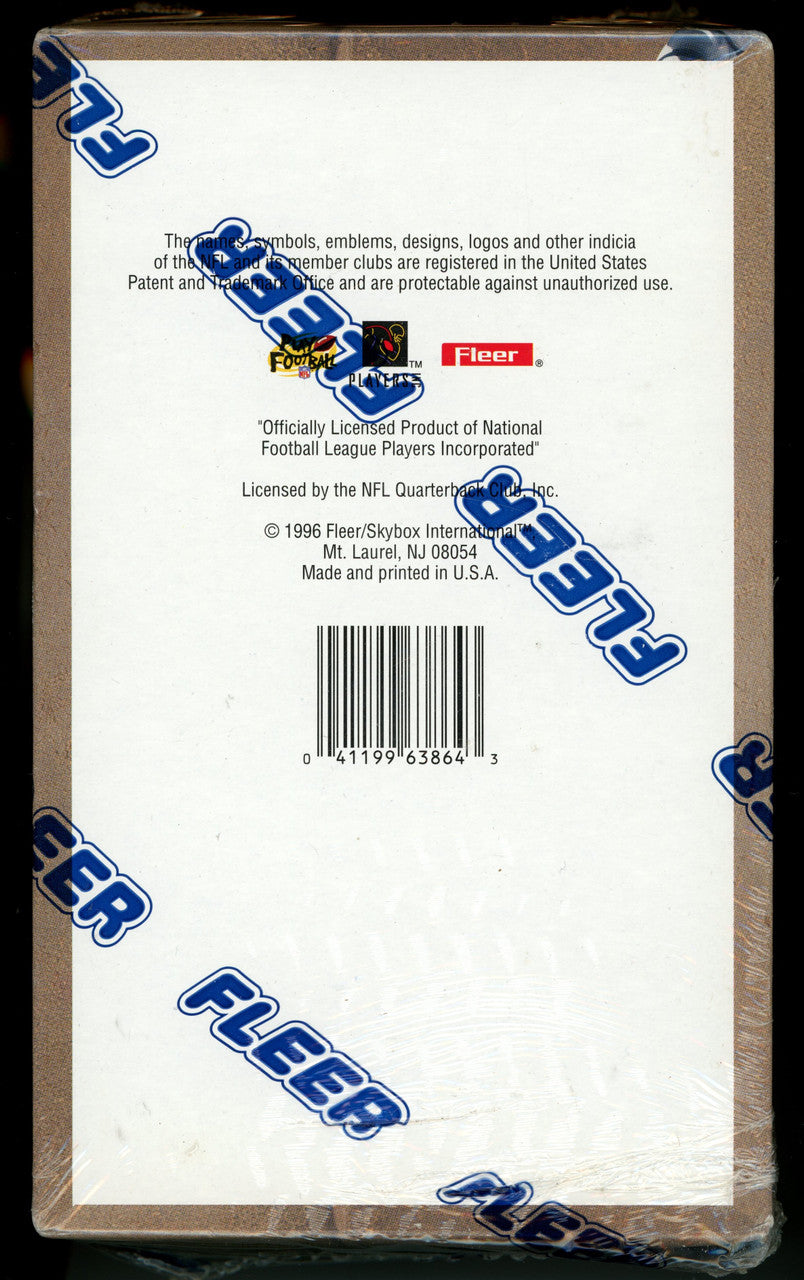 1996 Fleer Football 48 Pack Box Factory Sealed