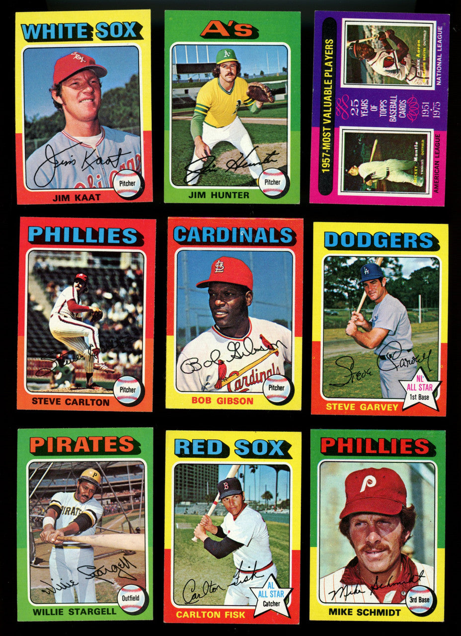 1975 Topps Mini Baseball Complete Set (660) EX/MT Condition