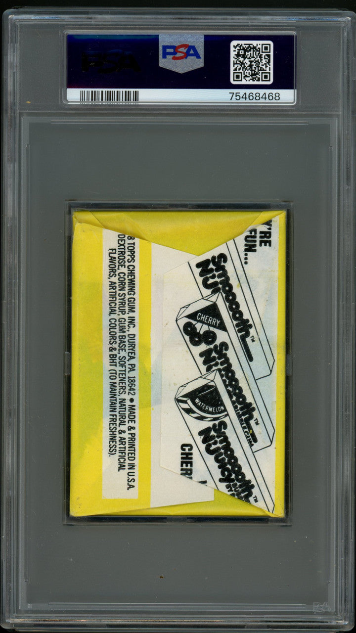 1979 Topps Baseball Wax Pack PSA 8 (468)