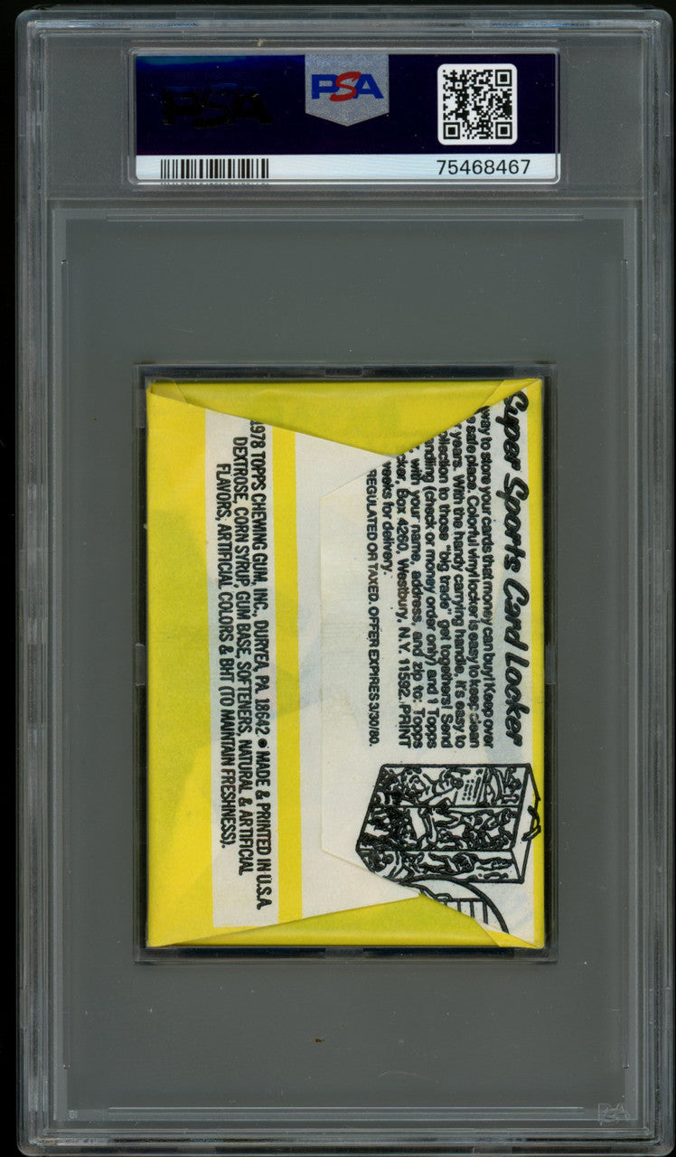 1979 Topps Baseball Wax Pack PSA 8 (467)