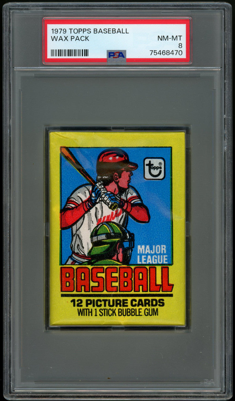 1979 Topps Baseball Wax Pack PSA 8 (470)
