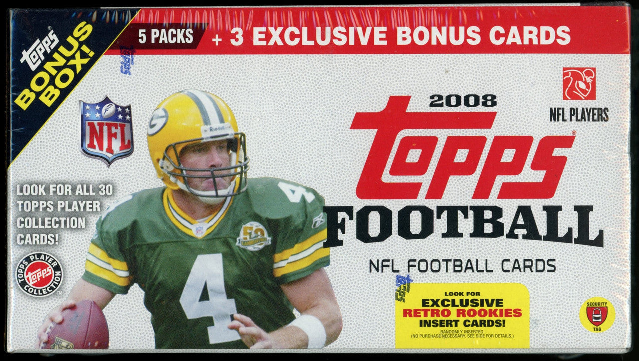 2008 Topps Football Blaster Bonus Box Factory Sealed