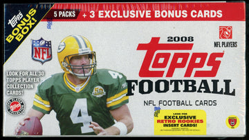 2008 Topps Football Blaster Bonus Box Factory Sealed