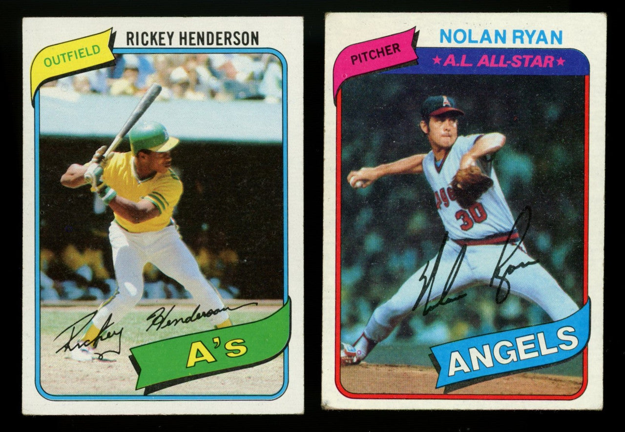 1980 Topps Baseball Complete Set (726) EX Condition