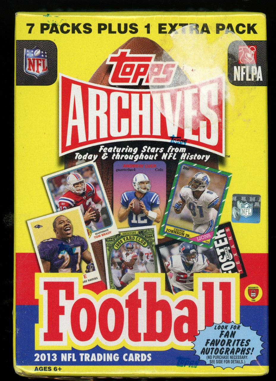 2013 Topps Archives Football Blaster Box Factory Sealed