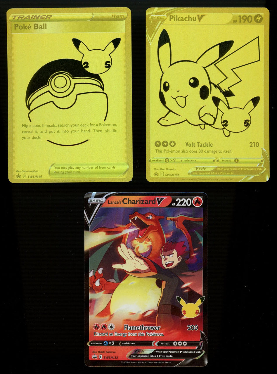 2021 Pokemon Celebrations 25th Anniversary Complete Set 50/50 + 16 Promos LP-NM