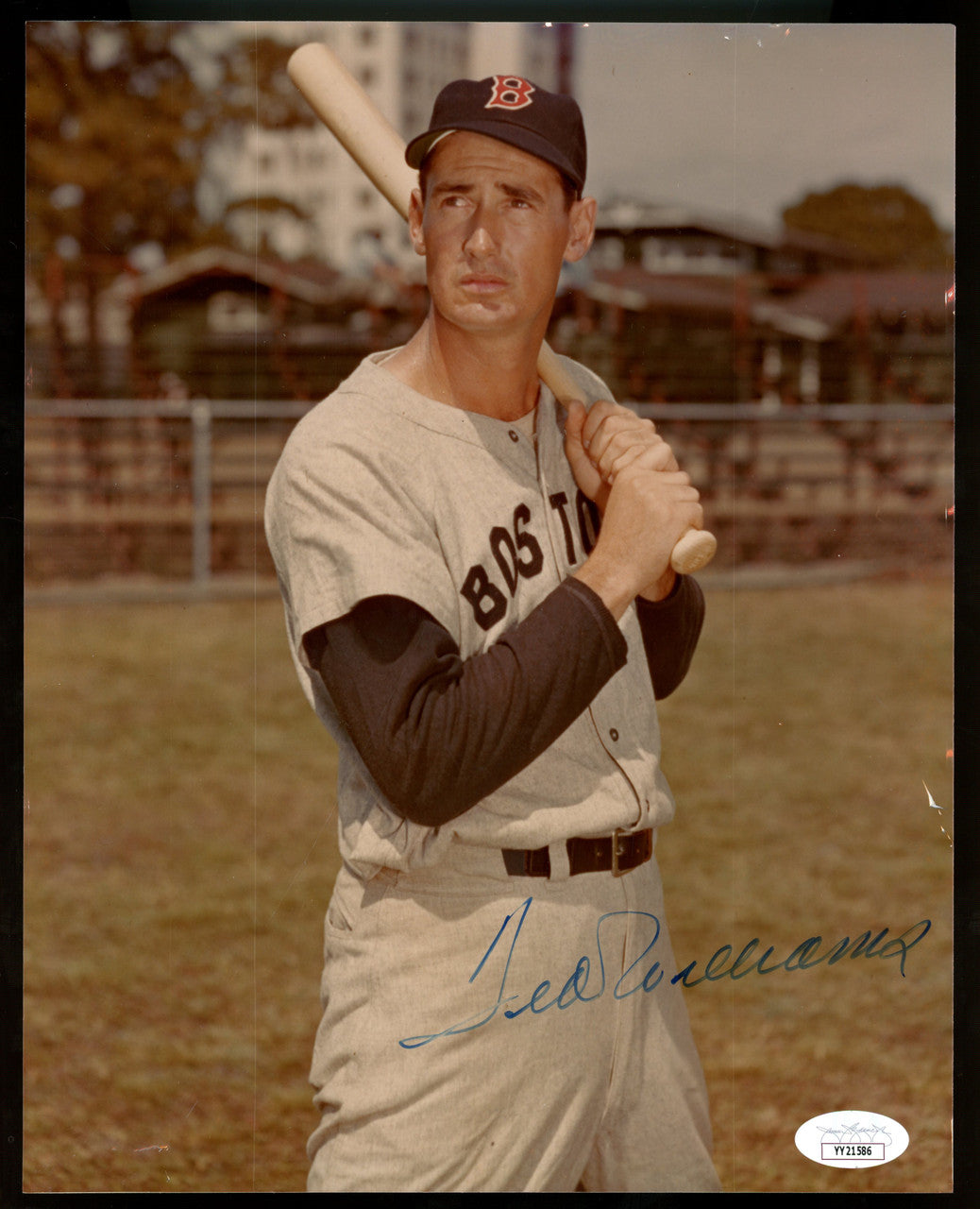 Ted Williams Signed Autographed 8x10 Photo JSA