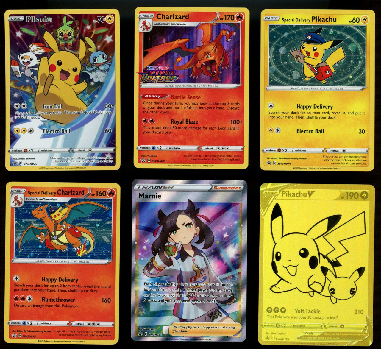 Pokemon Sword & Shield Promo Set SWSH001-SWSH307 (No Staff)