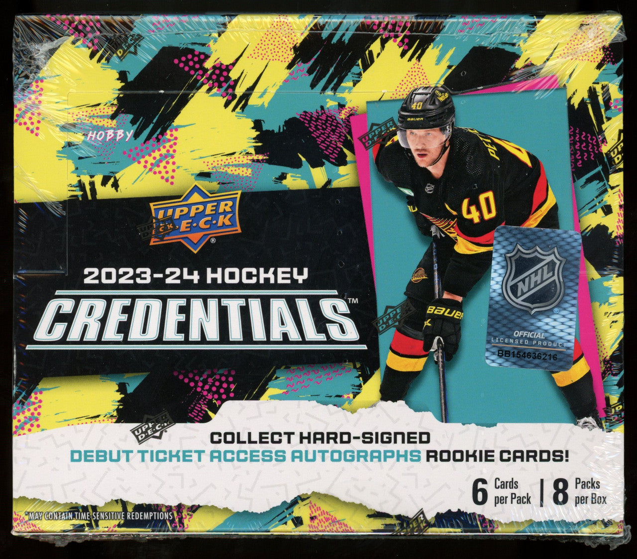 2023/24 Upper Deck Credentials Hockey Hobby Box
