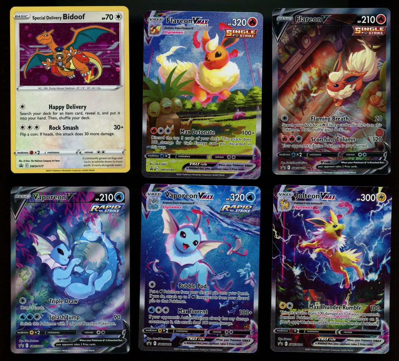 Pokemon Sword & Shield Promo Set SWSH001-SWSH307 (No Staff)