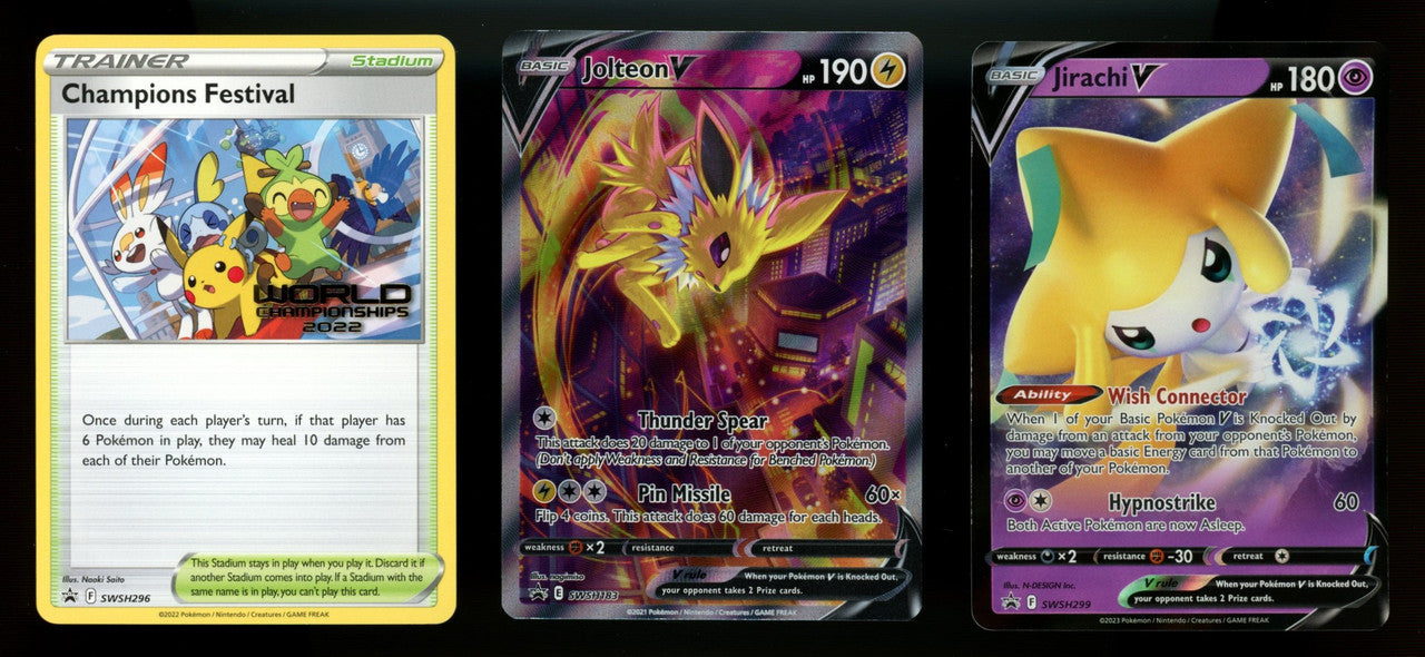 Pokemon Sword & Shield Promo Set SWSH001-SWSH307 (No Staff)