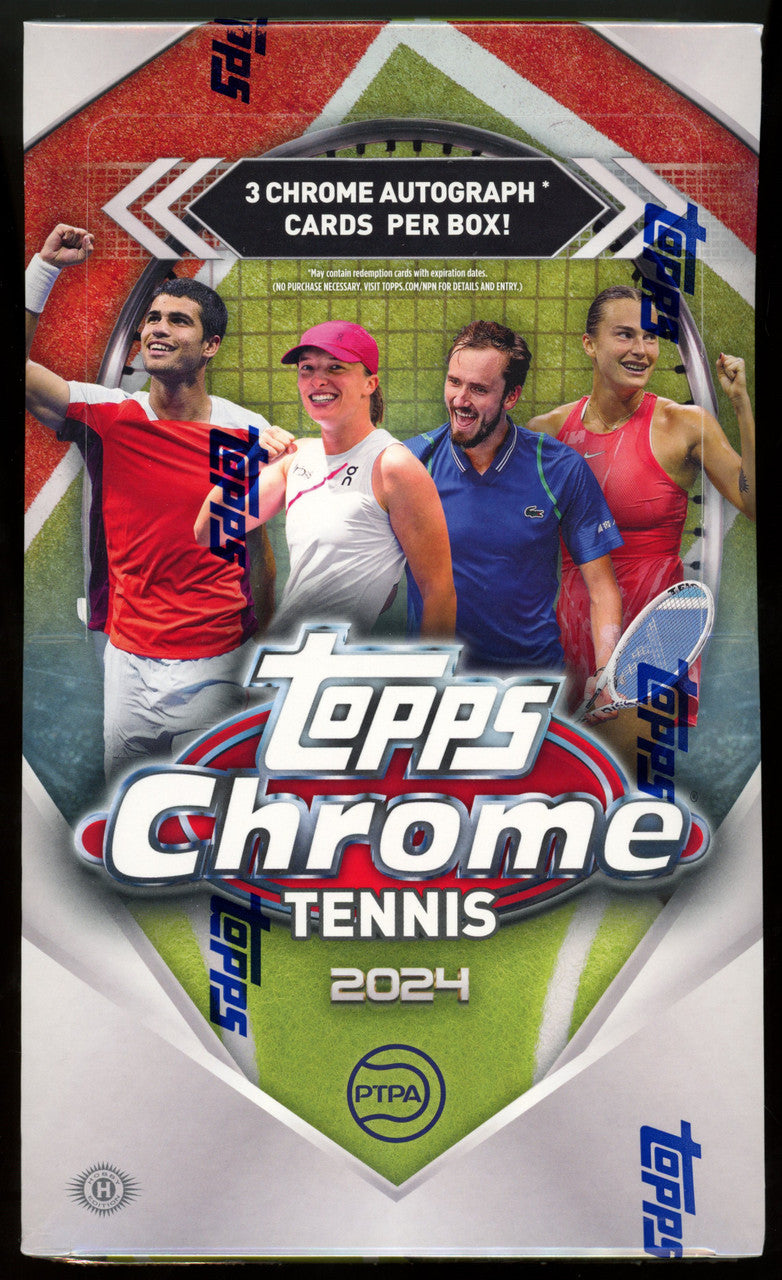 2024 Topps Chrome Tennis Hobby Box