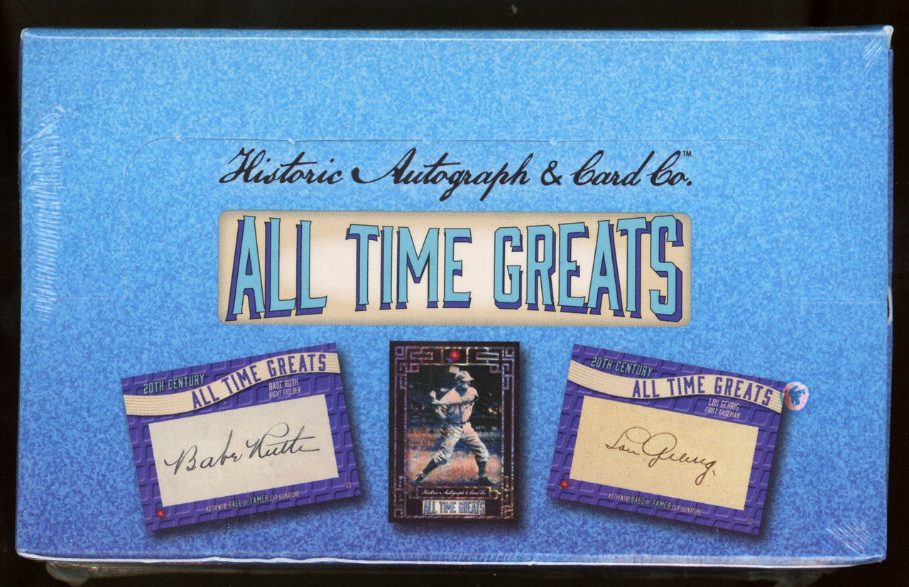 2024 Historic Autographs All Time Greats Baseball Hobby Box