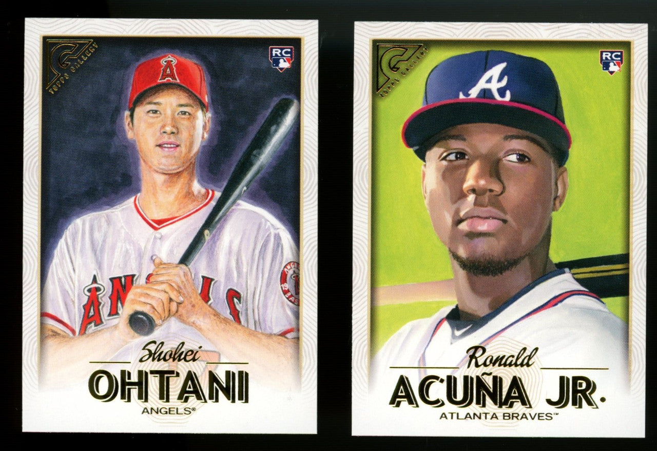 2018 Topps Gallery Baseball Complete Set (200) Ohtani Acuna Soto