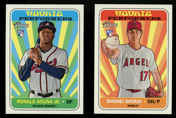 2018 Topps Heritage Baseball Rookie Performers Complete Set (15) Ohtani