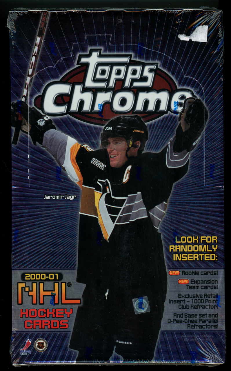 2000-01 Topps Chrome Hockey Retail Box Factory Sealed