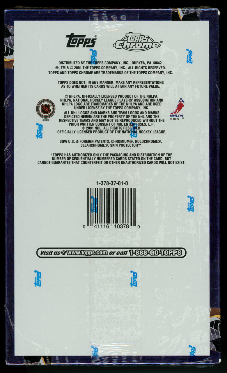 2000-01 Topps Chrome Hockey Retail Box Factory Sealed