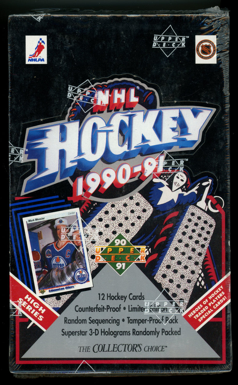 1990-91 Upper Deck Hockey High Series Box Factory Sealed