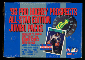 1993 Classic Hockey All-Star Edition Jumbo Box Factory Sealed