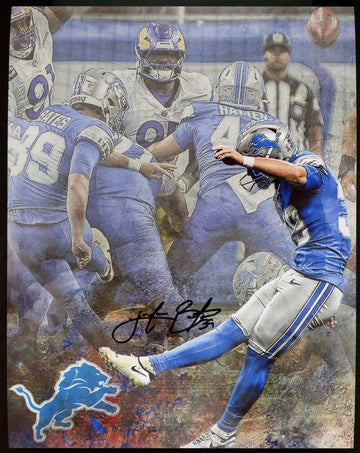 Jake Bates Signed Autographed 16x20 Photo Collage