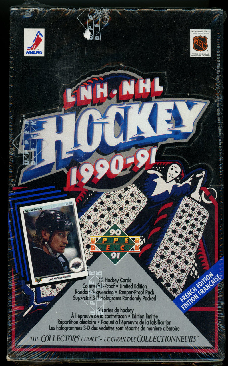 1990-91 Upper Deck Hockey Low Series French Box Factory Sealed