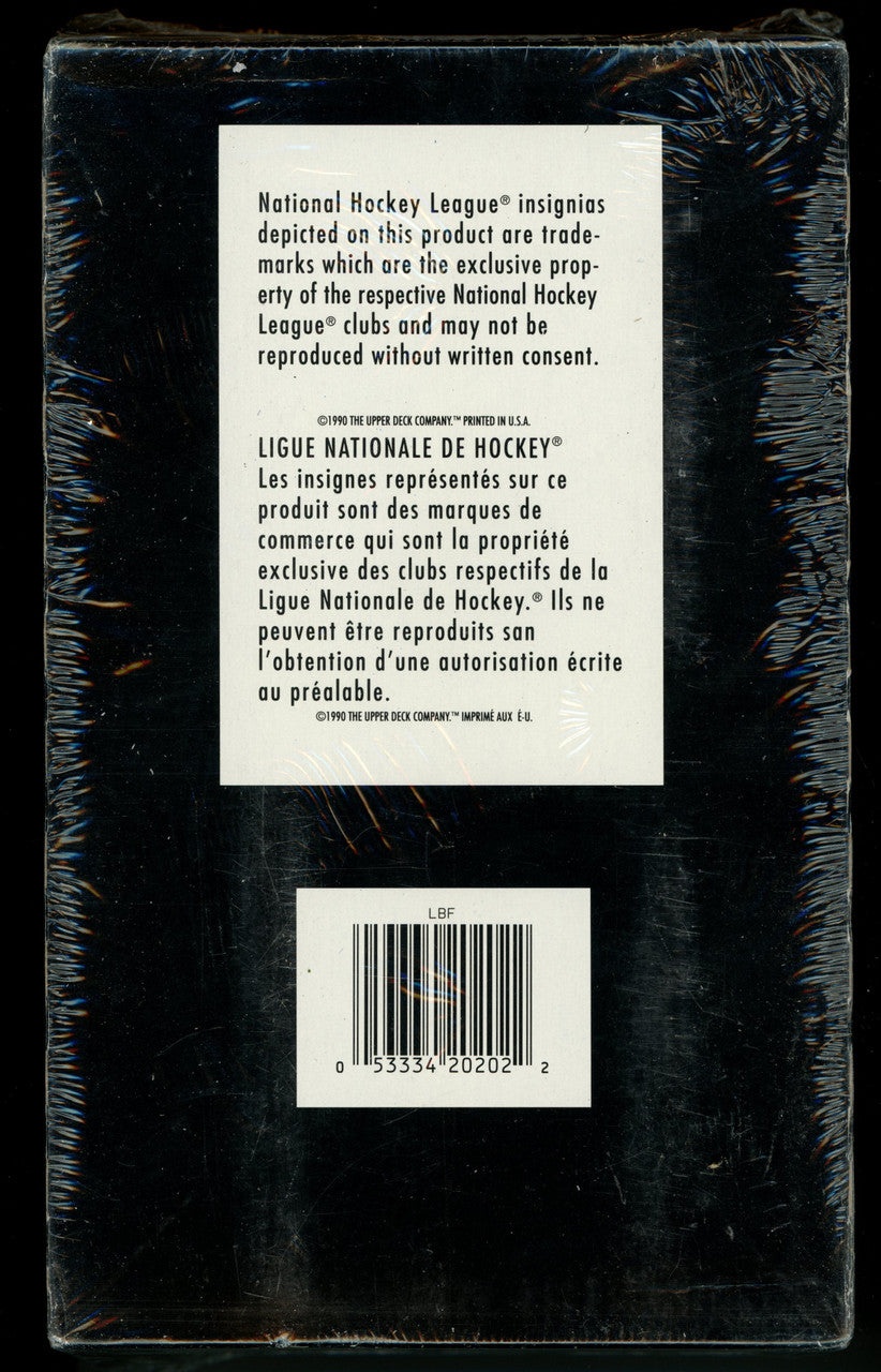 1990-91 Upper Deck Hockey Low Series French Box Factory Sealed