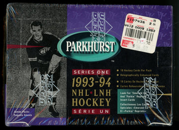 1993-94 Parkhurst Hockey Series 1 Jumbo Box Factory Sealed