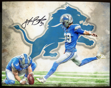 Jake Bates Signed Autographed 16x20 Photo w/ Logo