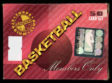 1995 Topps Members Only Stadium Club Basketball Complete Set (50)