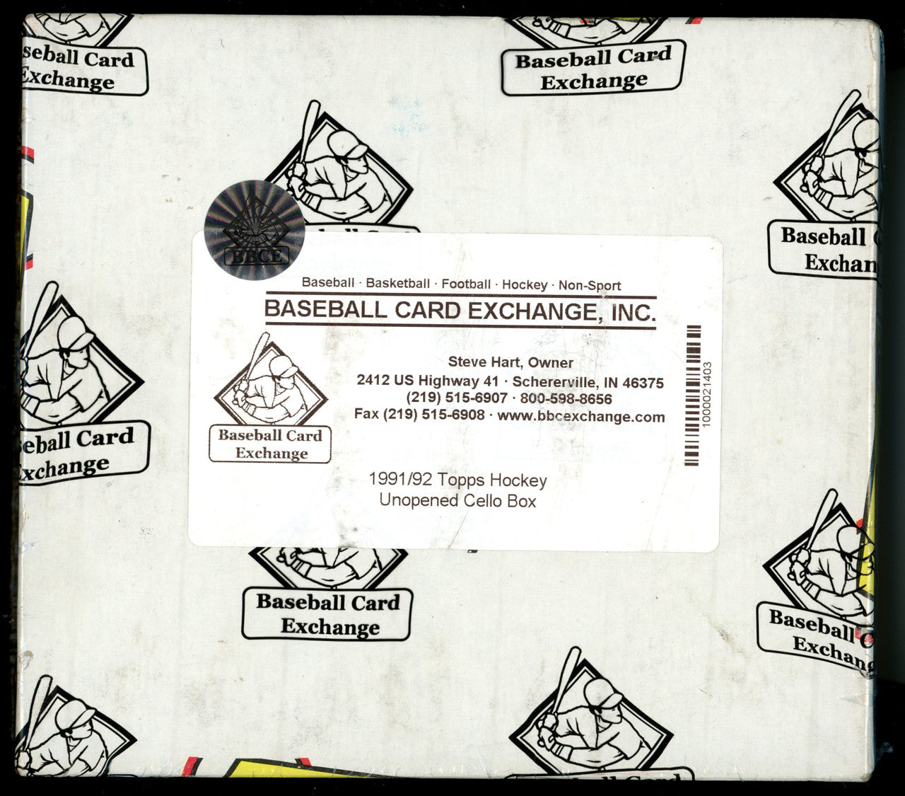 1991-92 Topps Hockey Cello Box BBCE Wrapped and Sealed