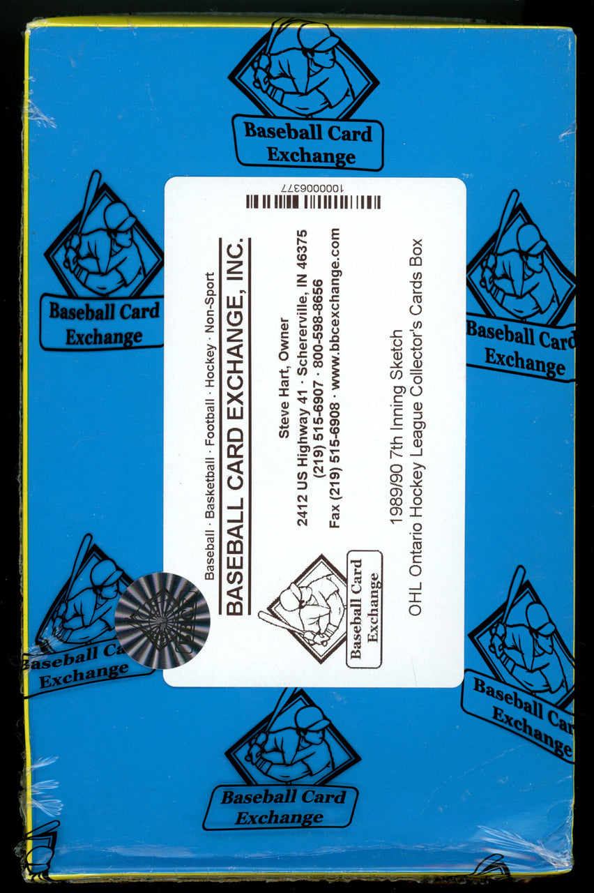 1989-90 7th Inning Sketch OHL Hockey Box BBCE Wrapped and Sealed