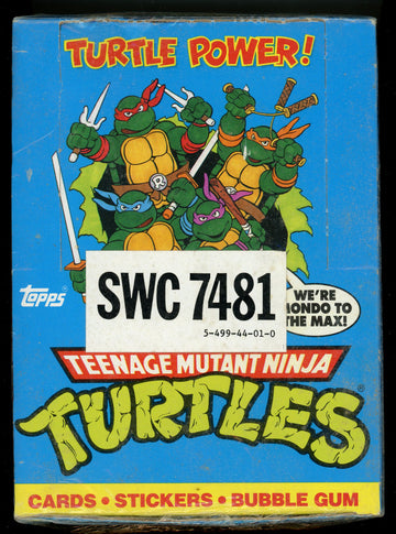 1989 Topps Teenage Mutant Ninja Turtles Series 1 Box Sealed