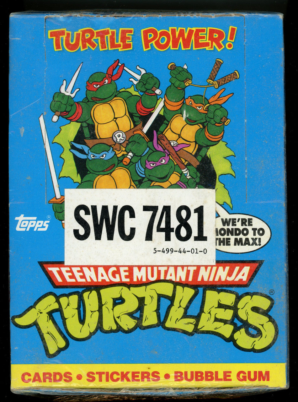 1989 Topps Teenage Mutant Ninja Turtles Series 1 Box Sealed