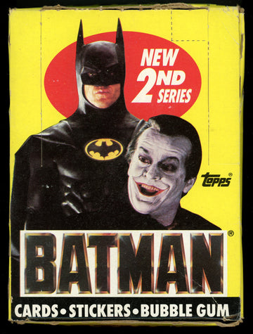 1989 Topps Batman Series 2 Wax Box 36 Sealed Packs