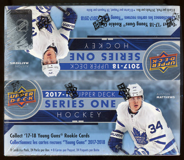 2017-18 Upper Deck Series 1 Hockey Retail Box Factory Sealed