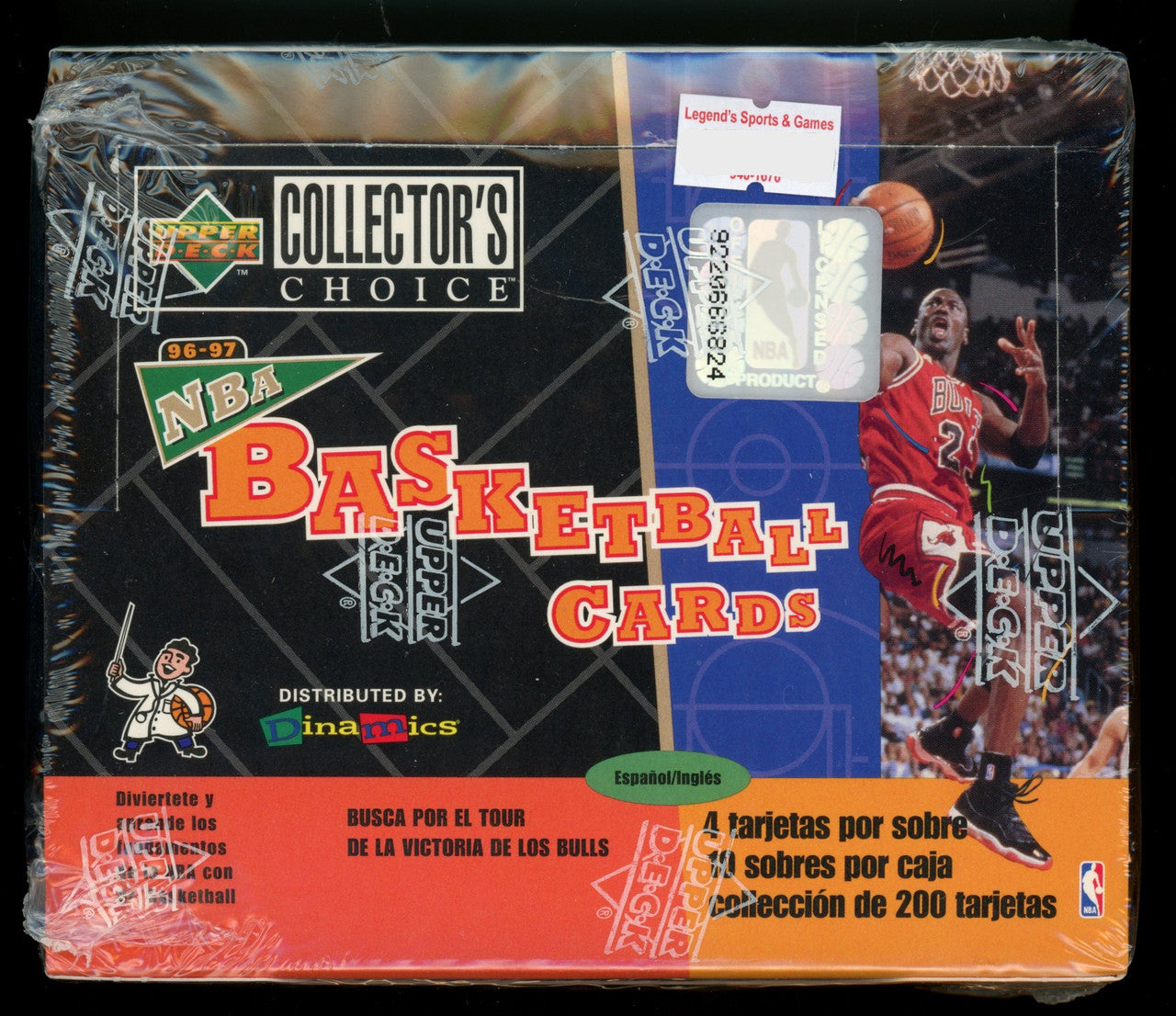 1996-97 UD Collector's Choice Basketball Espanol Spanish Box Factory Sealed