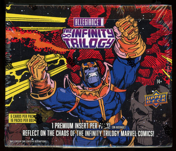 2023 Upper Deck Marvel Allegiance The Infinity Trilogy Hobby Box