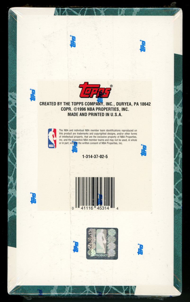 1995-96 Topps Stadium Club Basketball Series 2 Box Factory Sealed