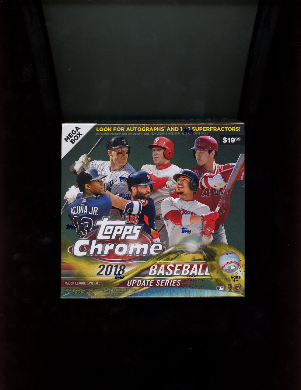 2018 Topps Chrome Update Baseball Mega Box Factory Sealed