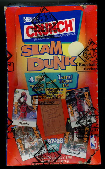 1997-98 UD Nestle Crunch Slam Dunk Basketball Box BBCE Wrapped and Sealed