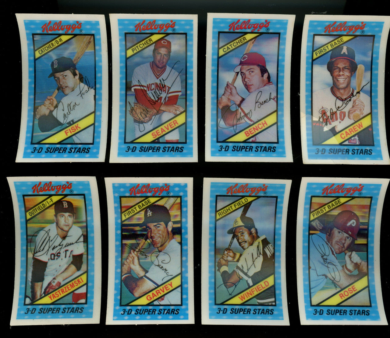 1980 Kellogg's Xographs Baseball Complete Set (60)